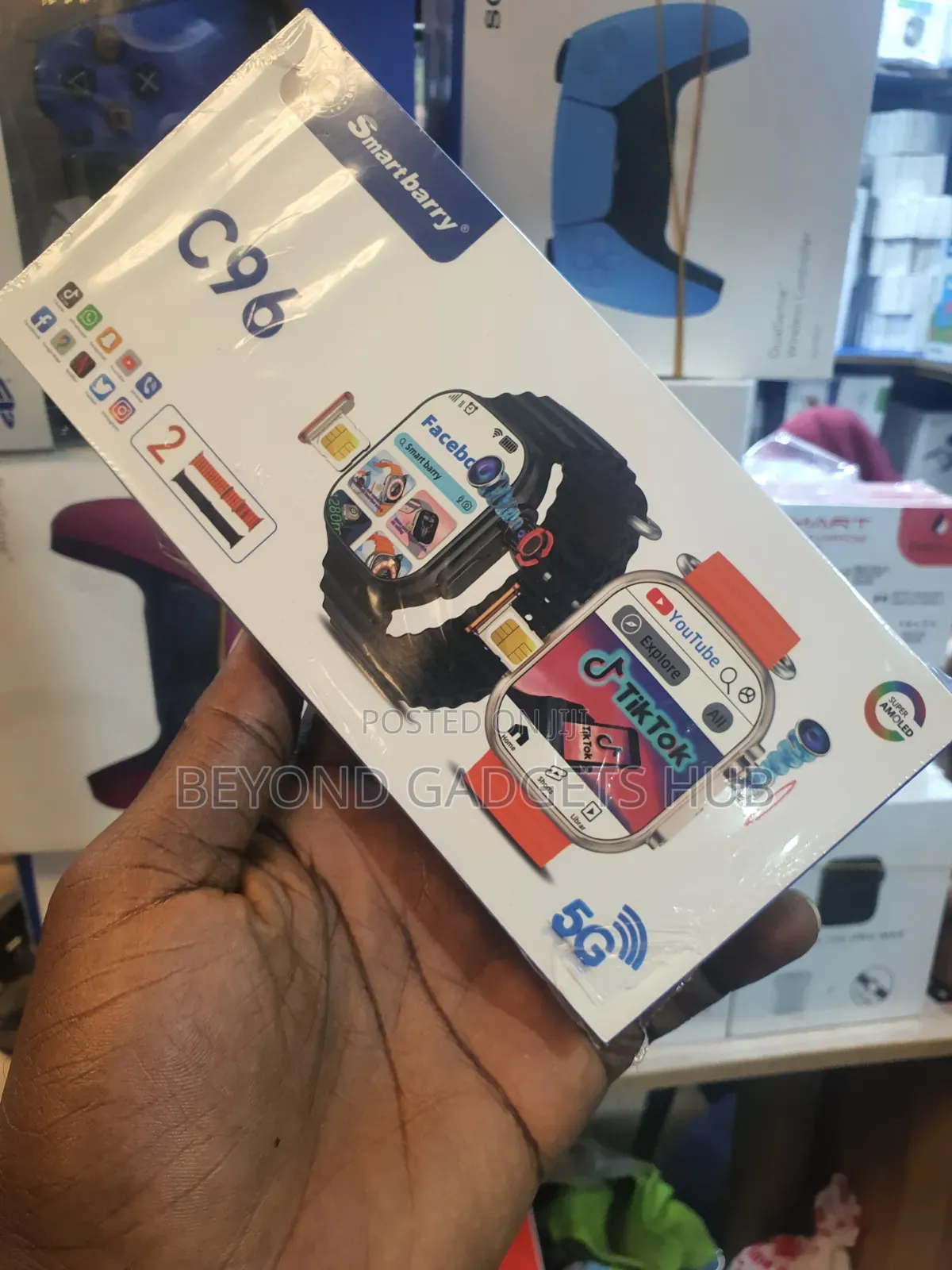 Smartberry C96 5g Sim Card Enabled Smart Watchh