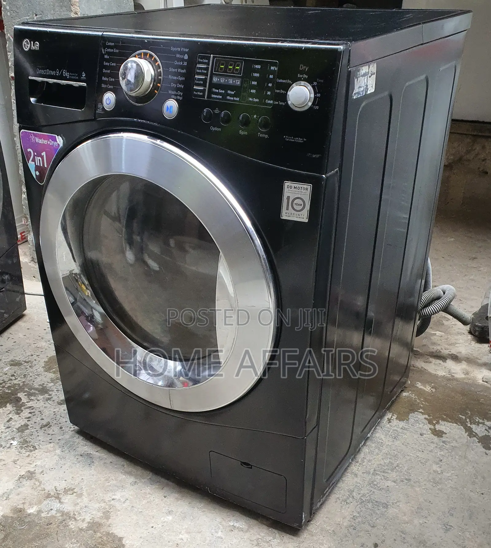 Inverter Drive Lg 9kg Washing Machine Wash and Dry (Pay on Delivery)