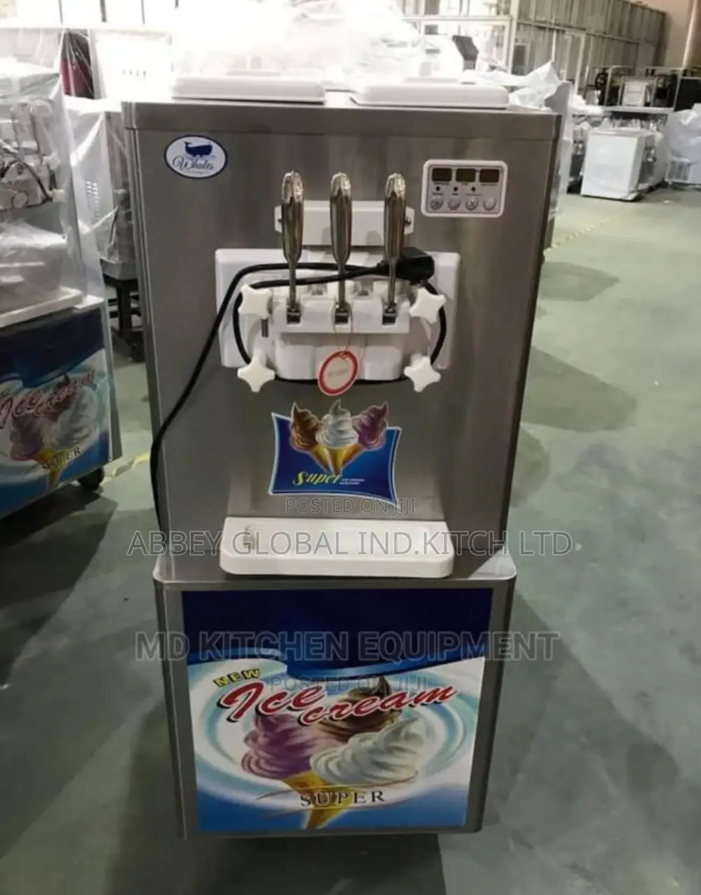 Standing Ice Cream Machine