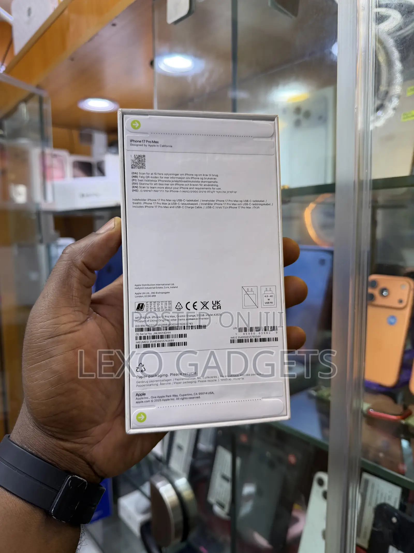 New Apple iPhone 17 Pro Max 512 GB Orange