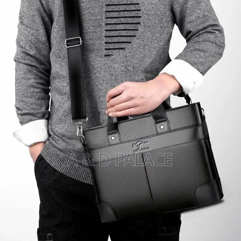 Locoerdaishu Men Large Capacity Forever More Leather Shouder Bag