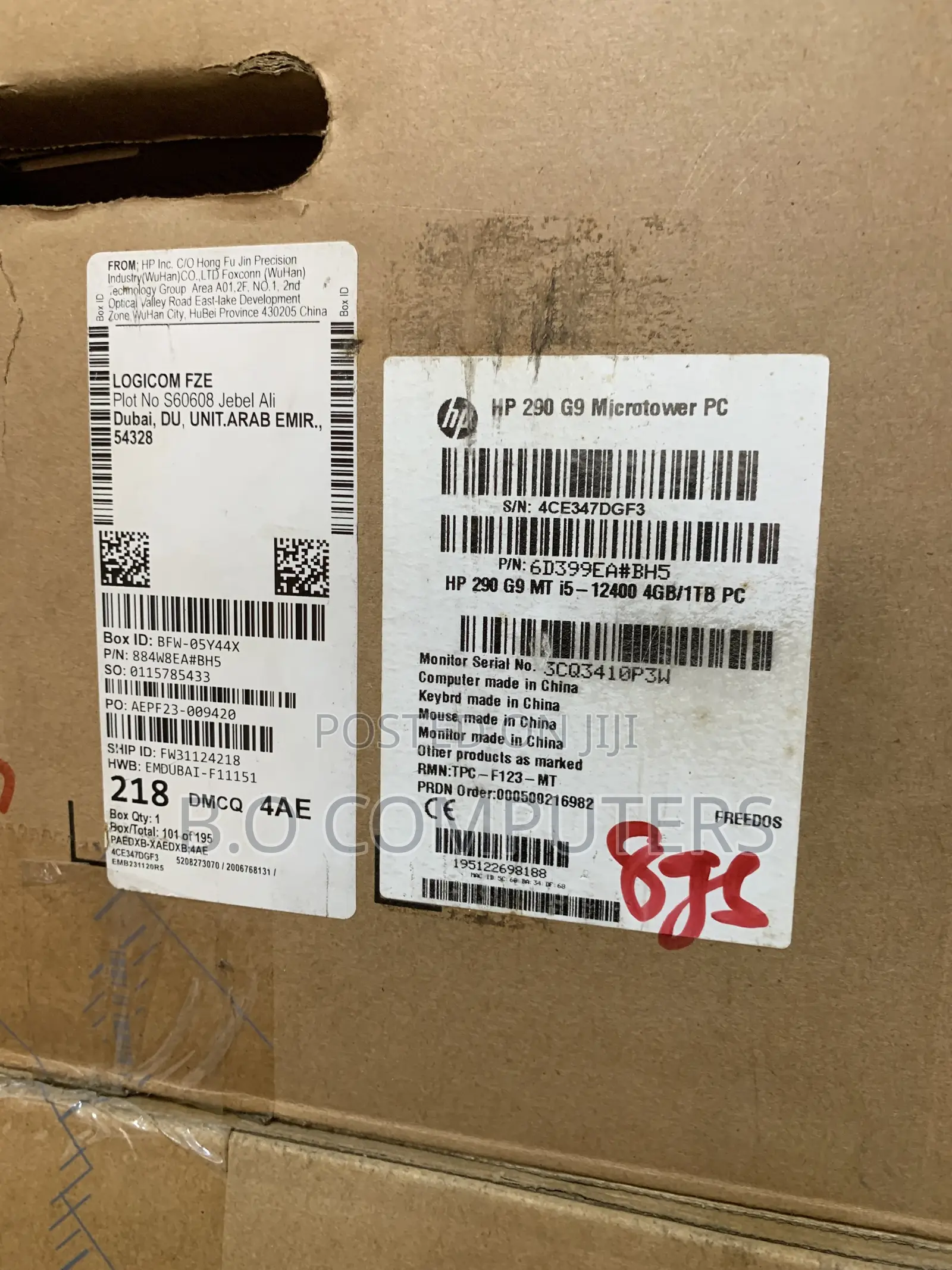 New Desktop Computer HP 290 G9 8GB Intel Core i5 SSD 512GB
