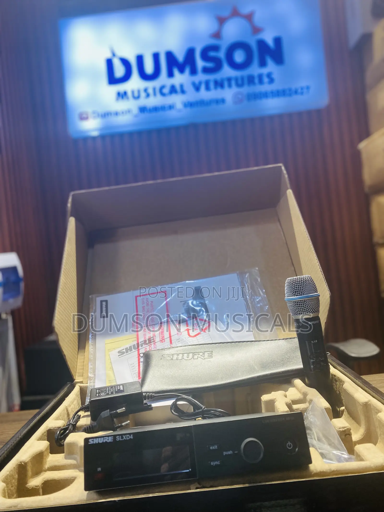 Shure Beta-87a SLX-D Shure Wireless Microphone System Uhf