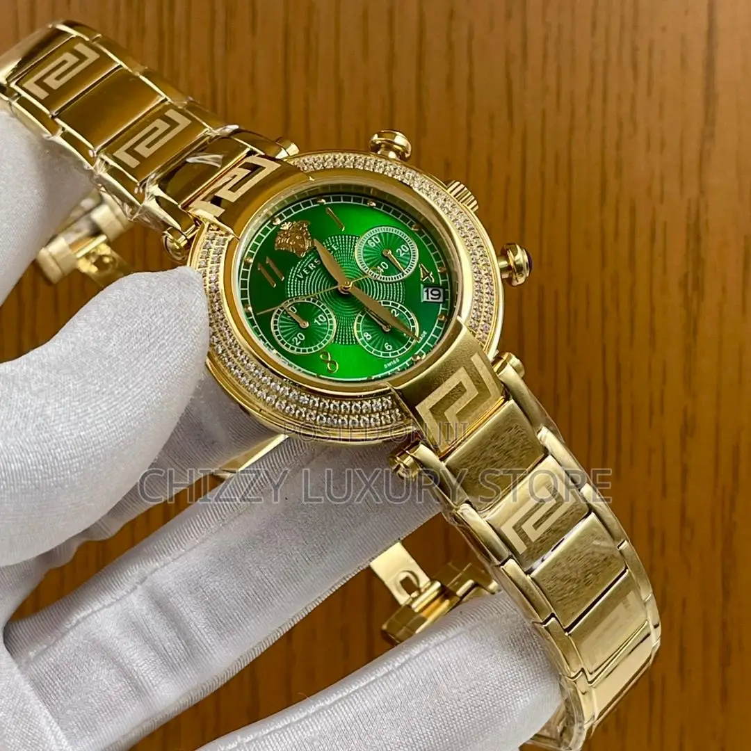 Versace Quality Luxury Ladies Chain Strap Wristwatch