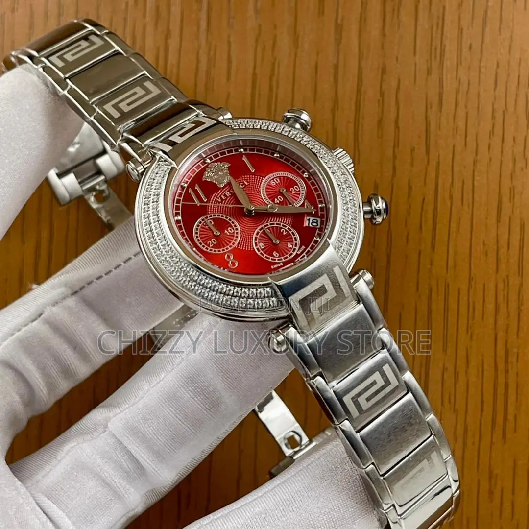 Versace Quality Luxury Ladies Chain Strap Wristwatch