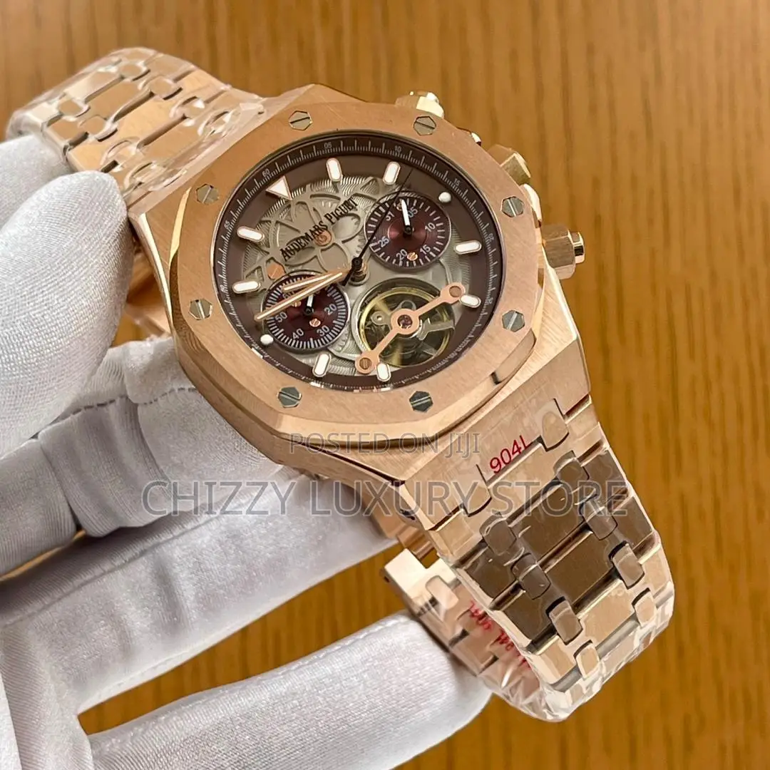 Audemars Piguet Quality Luxury Chronograph Chain Strap Wristwatch