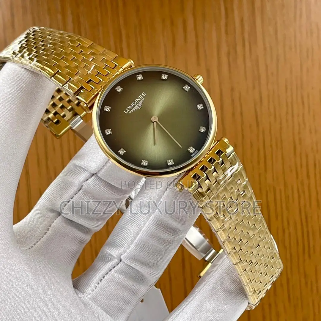 Longines Quality Luxury Ladies Chain Strap Wristwatch