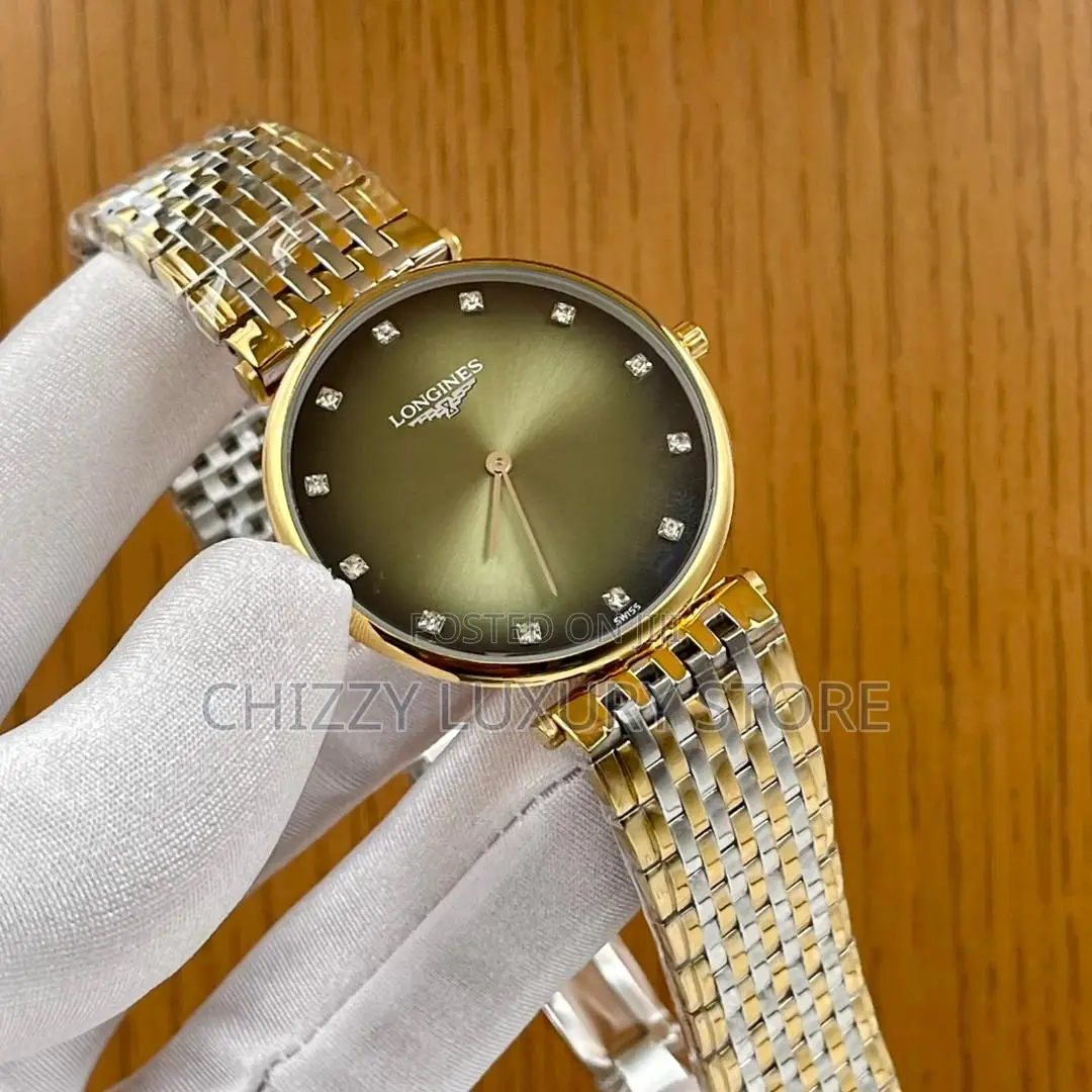 Longines Quality Luxury Ladies Chain Strap Wristwatch