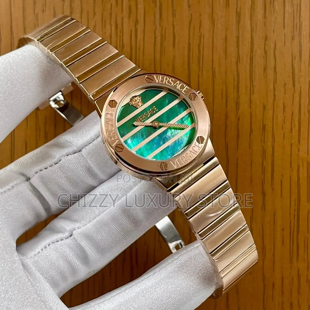 Versace Quality Luxury Ladies Chain Strap Wristwatch