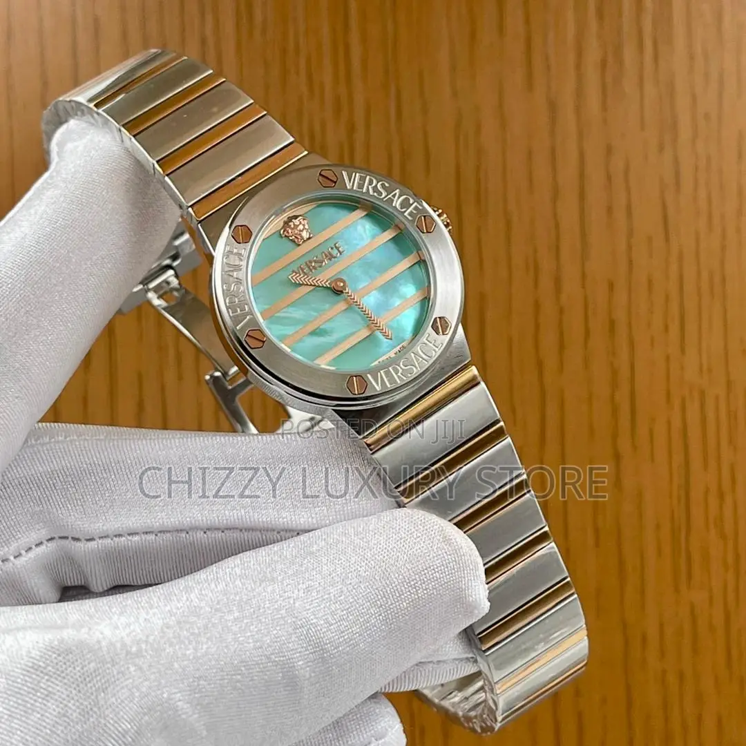 Versace Quality Luxury Ladies Chain Strap Wristwatch