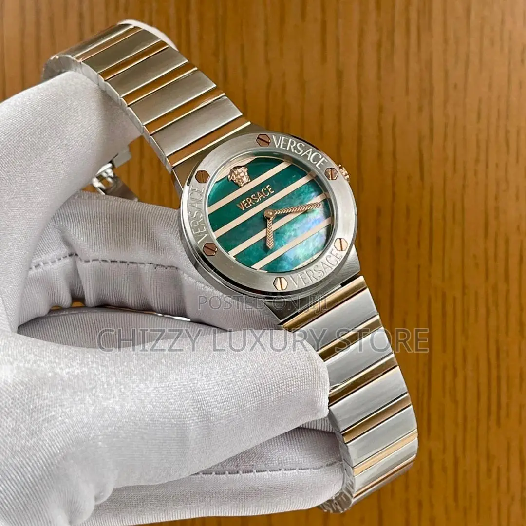 Versace Quality Luxury Ladies Chain Strap Wristwatch