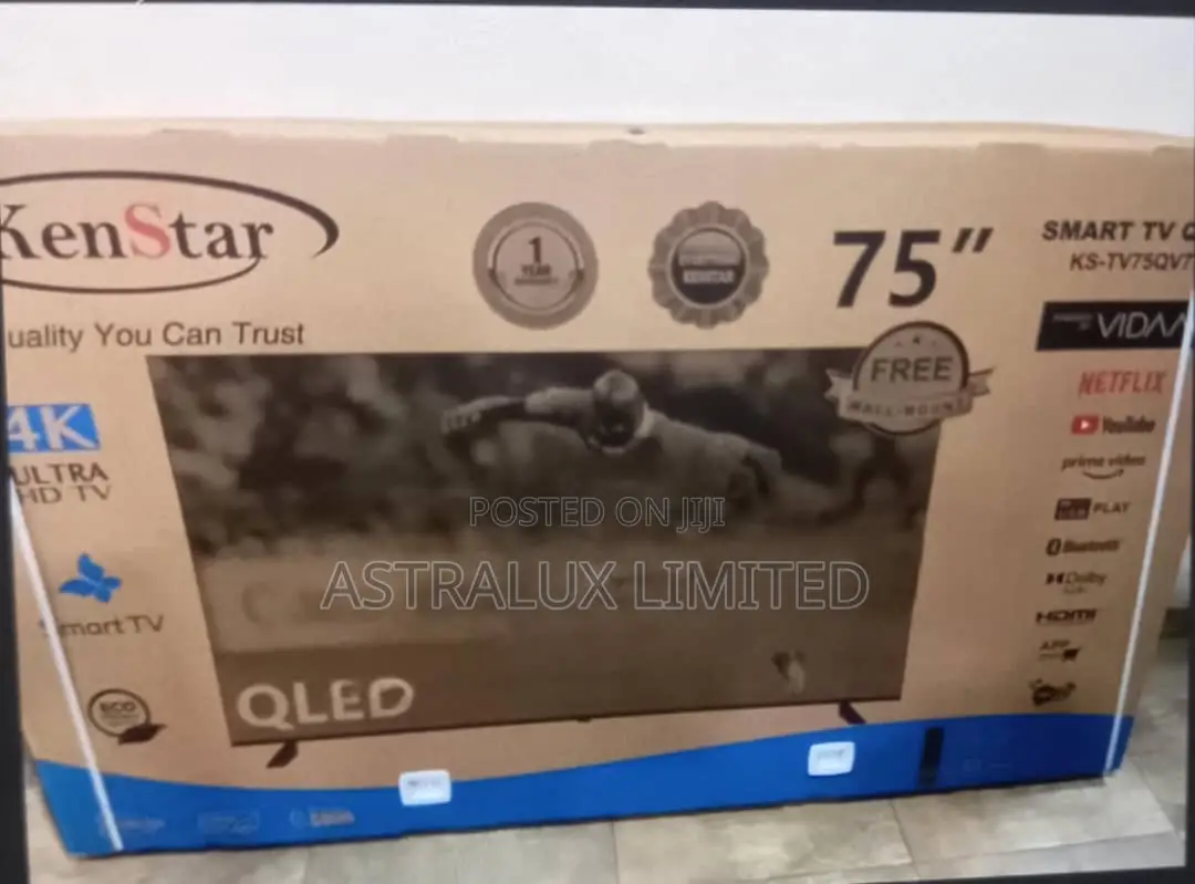 Kenstar 75" Vidaa Qled Frameless Smart Tv