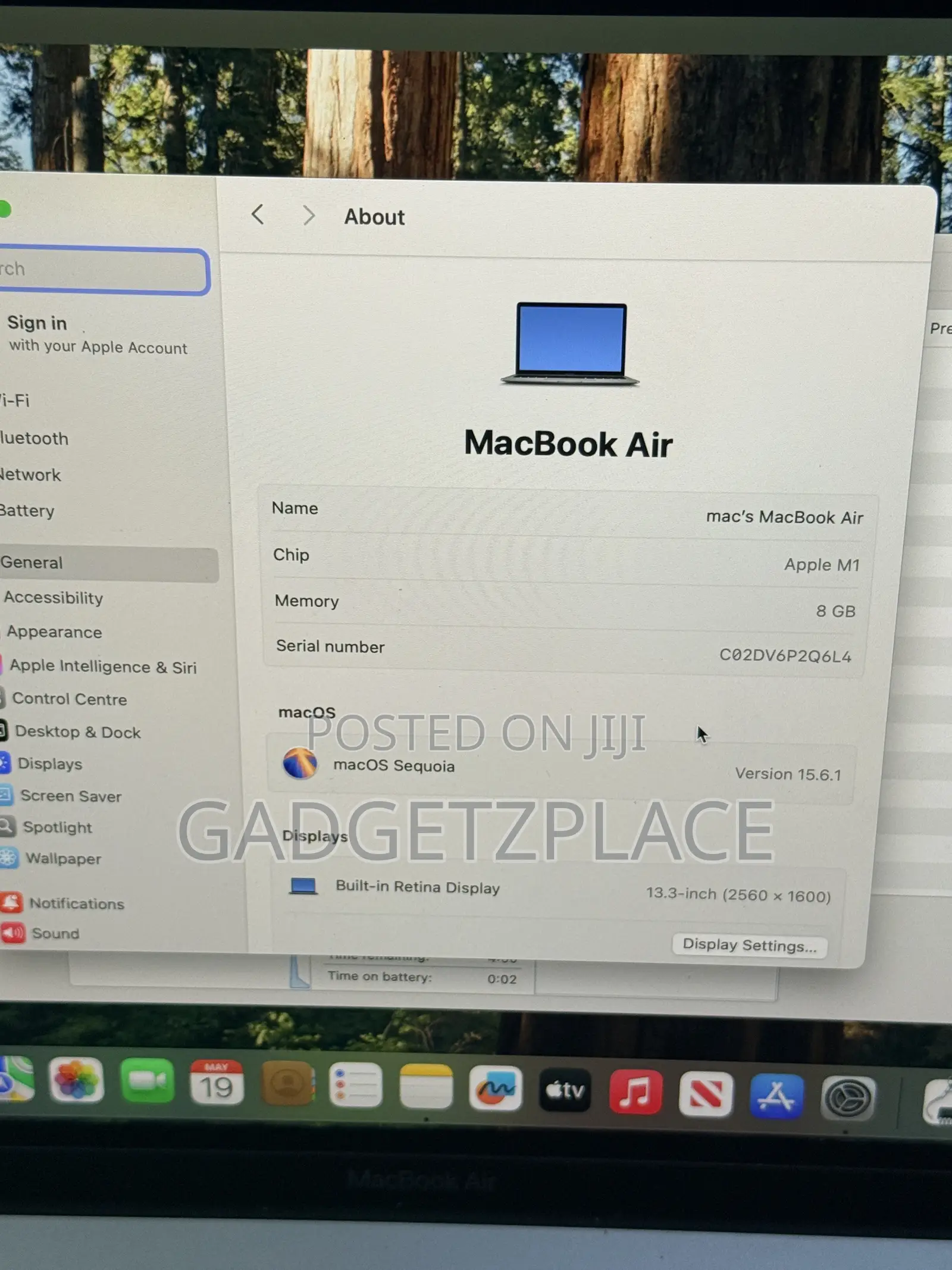 Laptop Apple MacBook Air 2020 M1 8GB Apple M1 SSD 256GB
