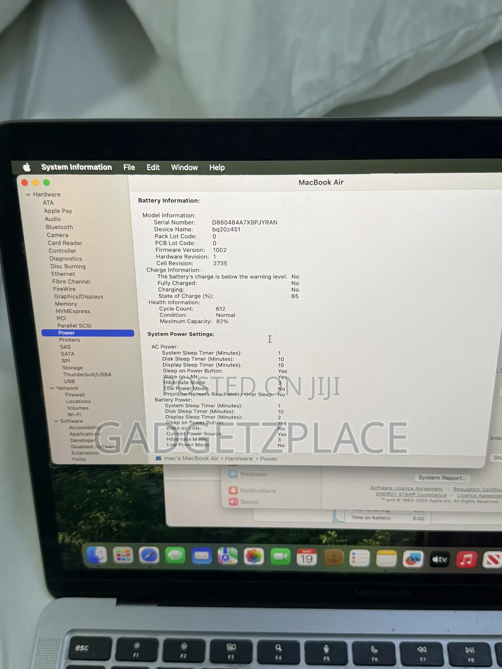 Laptop Apple MacBook Air 2020 M1 8GB Apple M1 SSD 256GB