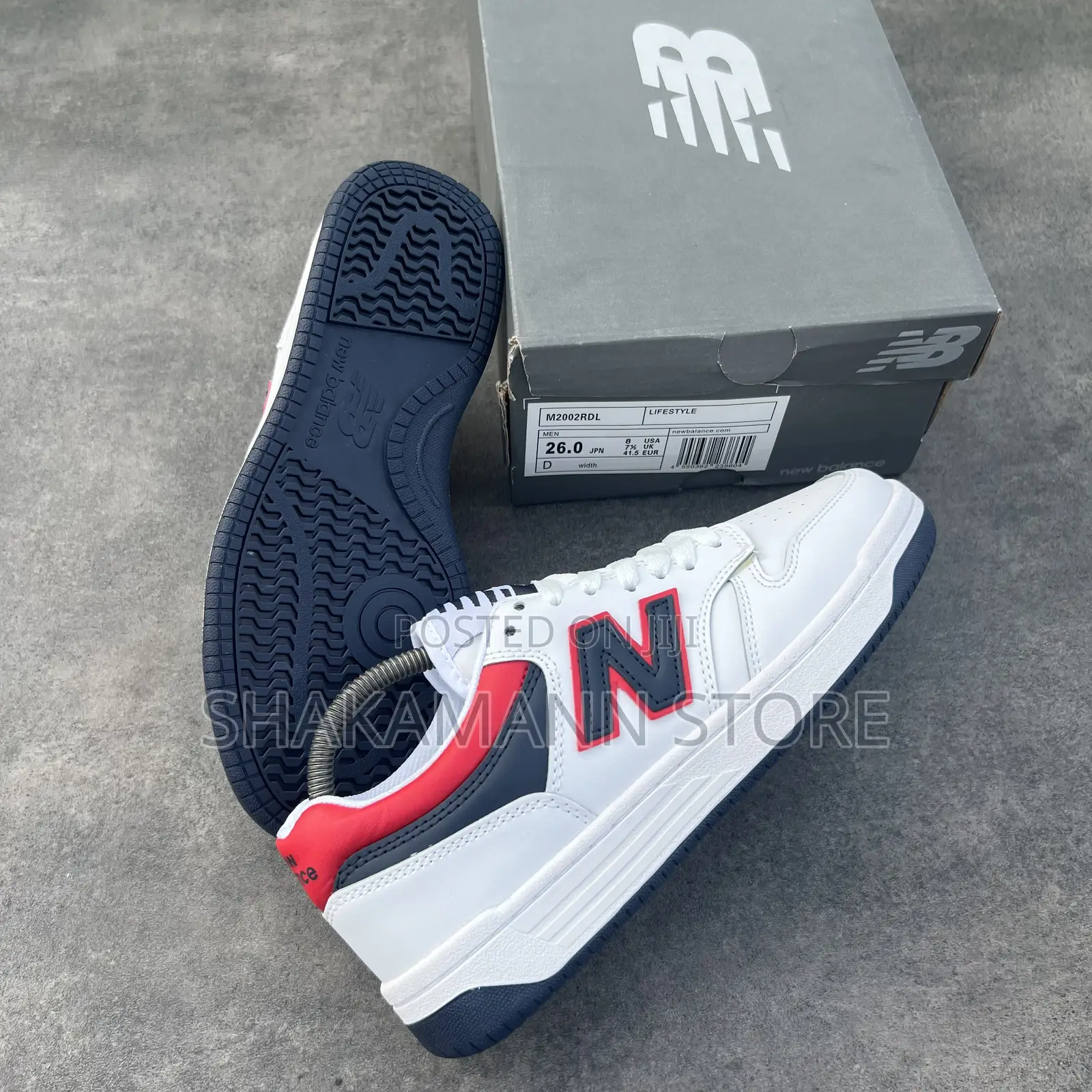 Original New Balance 480 White and Red