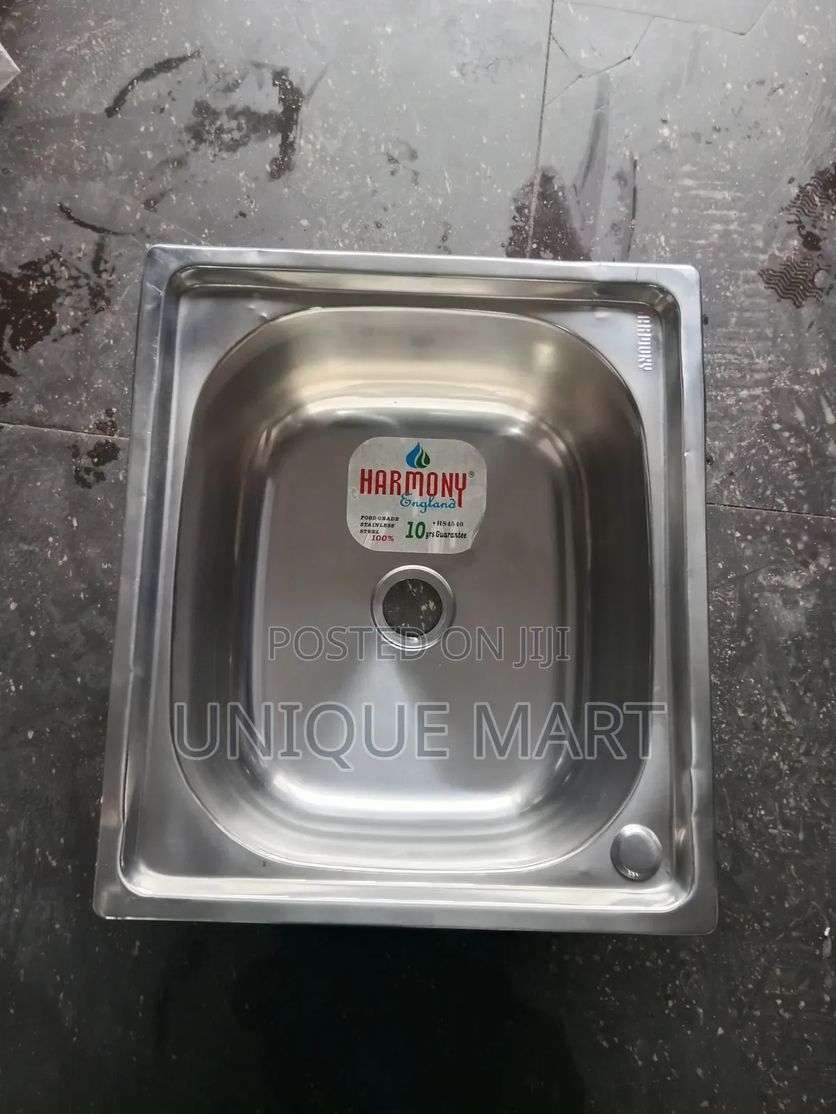 39 by 45 Cm Quantity Stainless Steel Kitchen Sink