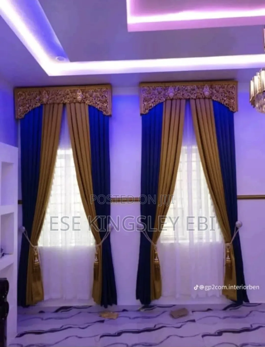 Classic Turkish Curtains Made With Quality Coated Rings