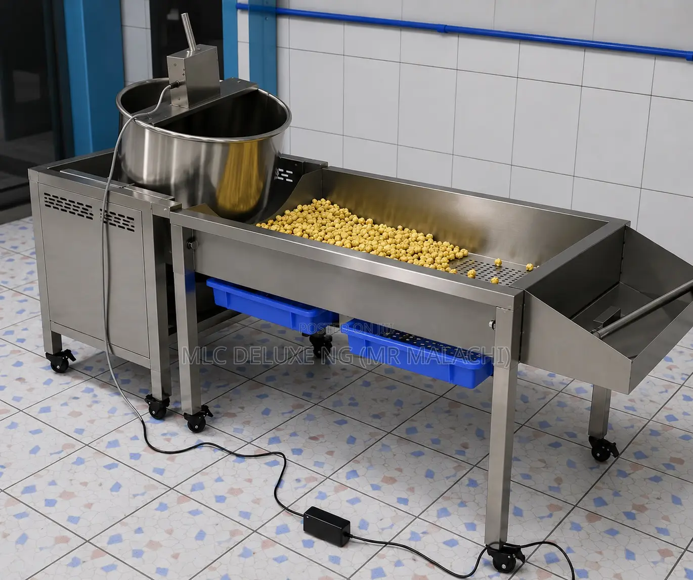 Industrial Gas Popcorn Machine ( Jumbo Size ) Factory Popcorn Machine