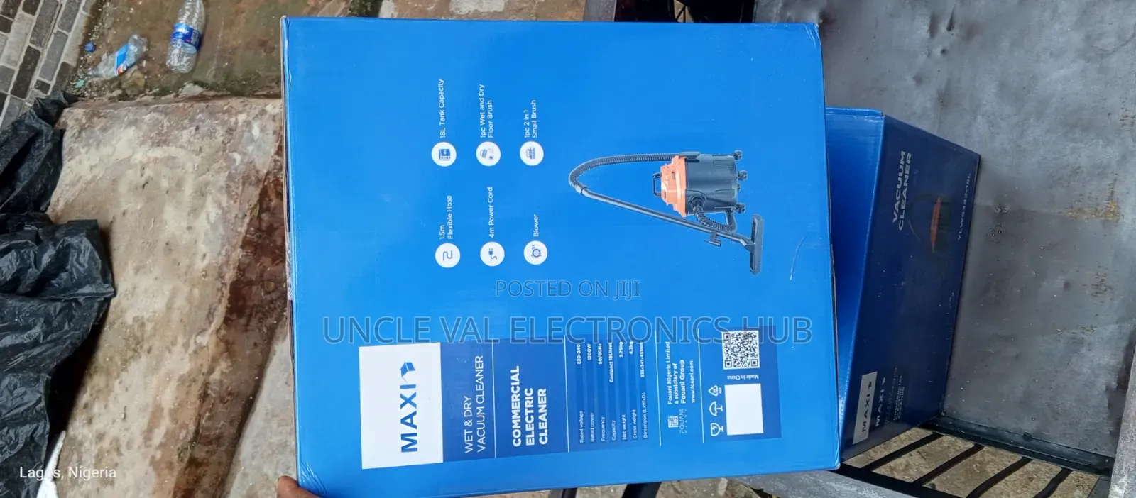 Maxi Vacuum Cleaner 18l Wet and Dry