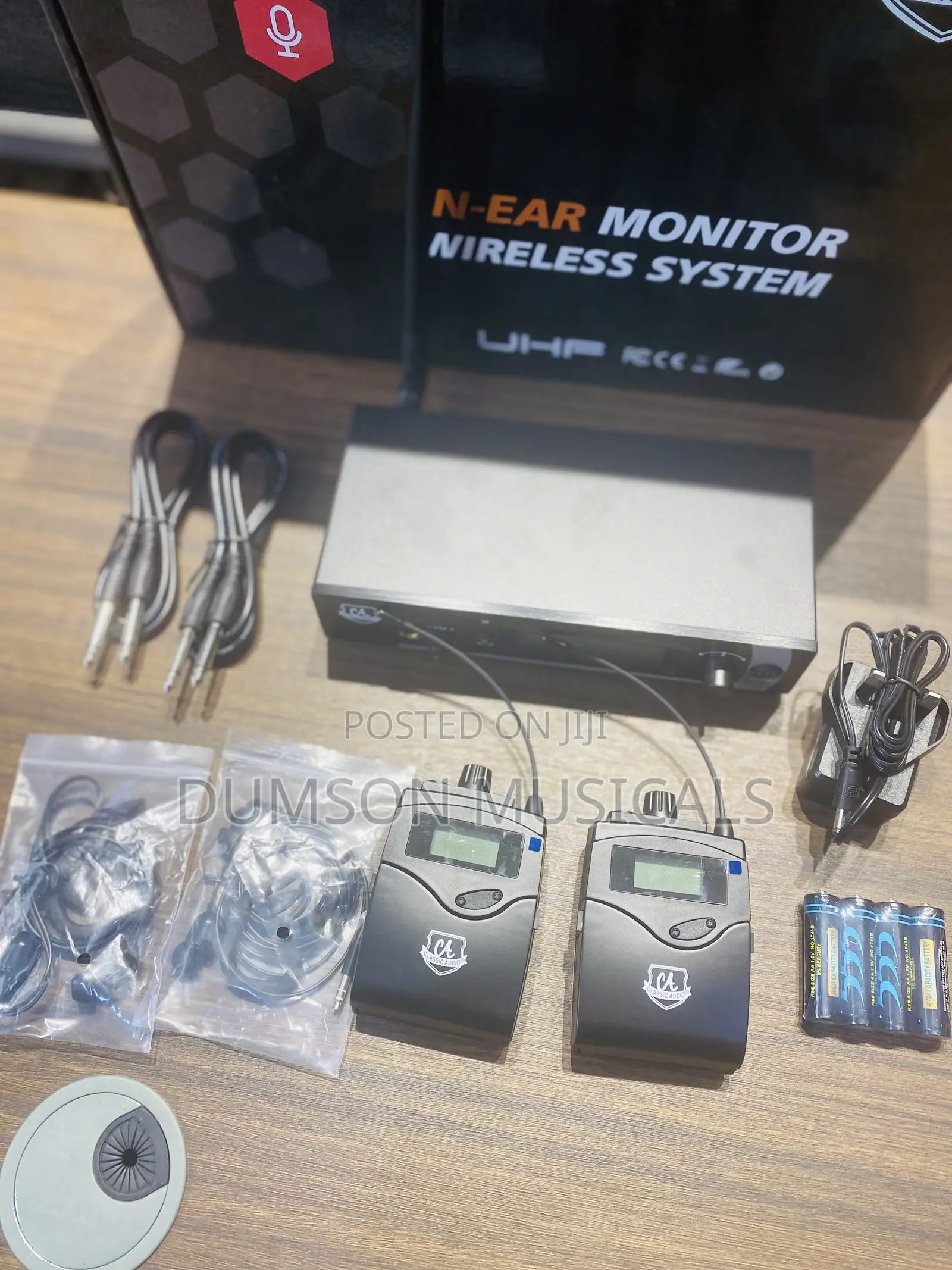 2in1 in Ear Monitor Wireless Microphone System Classic Audio
