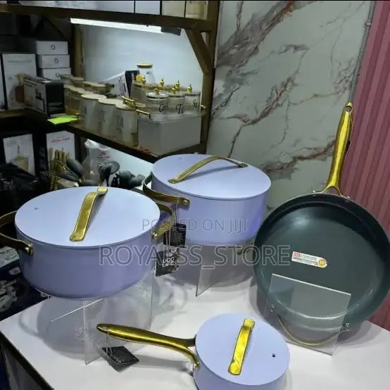 Original Uakeen Germany Vk-22 8pcs Ceramic Non-Stick Cookware Set