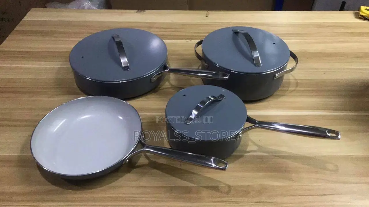 Original Uakeen Germany Vk-22 8pcs Ceramic Non-Stick Cookware Set