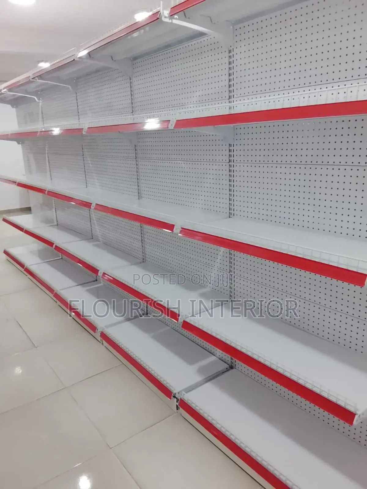 Quality Imported Unique Strong Super Market Shelves Double.