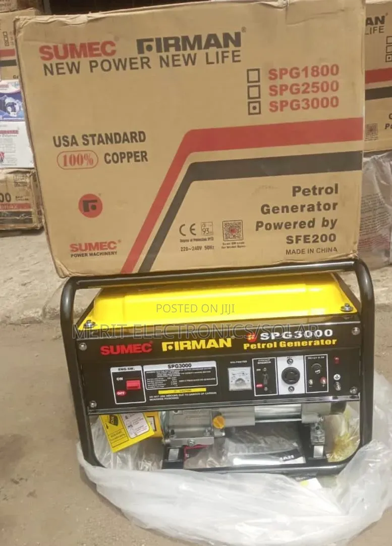 2.5kva Brand New Sumec Firman 100% Copper Coil Generator