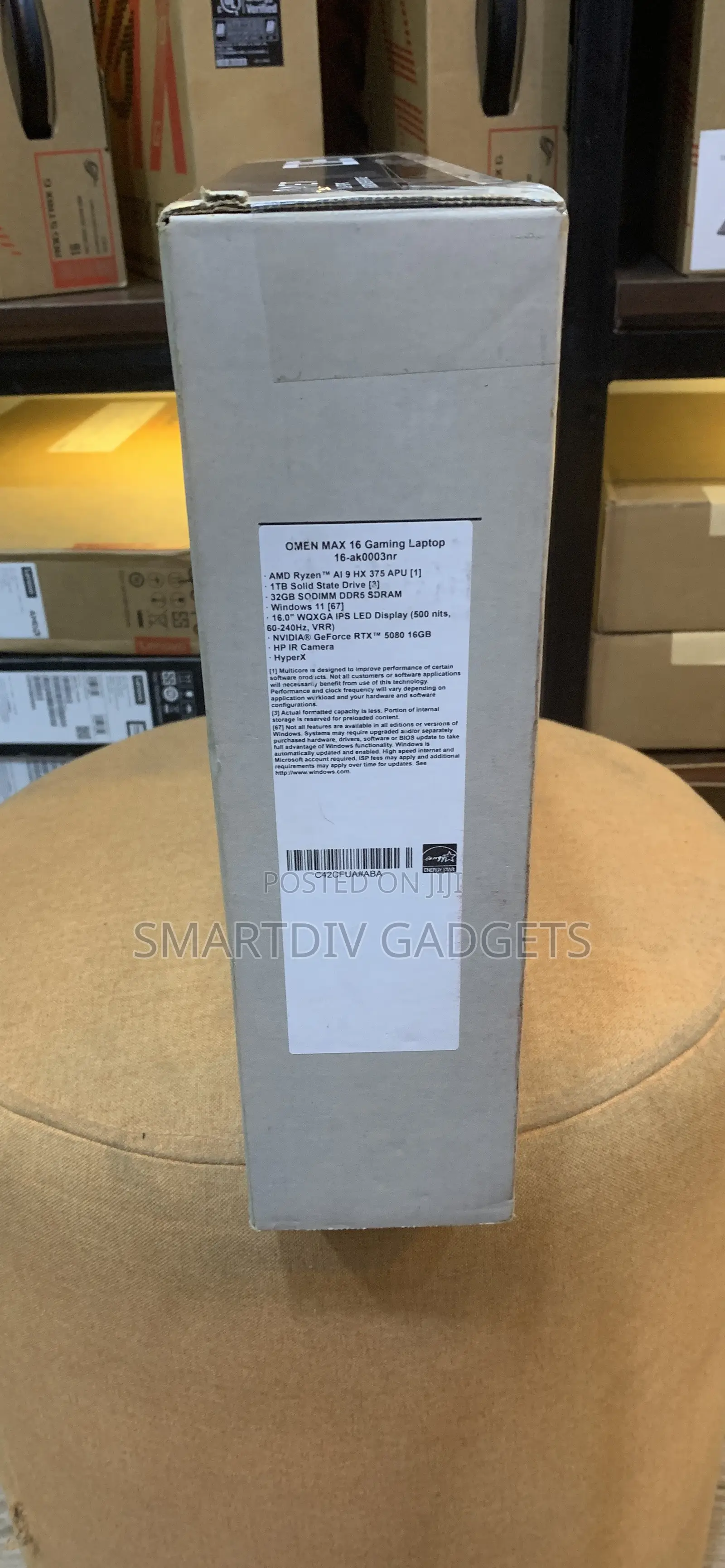 New Laptop HP Omen Max 16 32GB AMD Ryzen 9 SSD 1T
