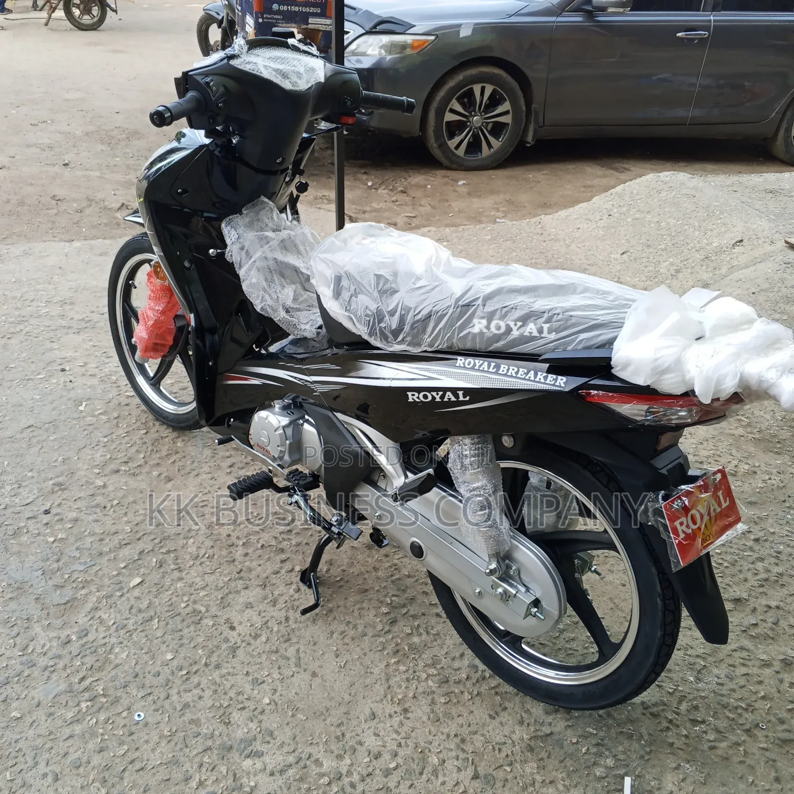 New Royal Motorcycle 2025 Black