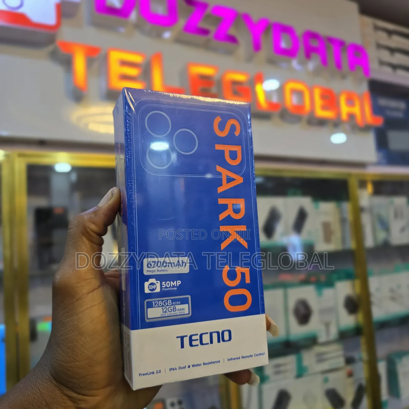 New Tecno Spark 50 128 GB Black