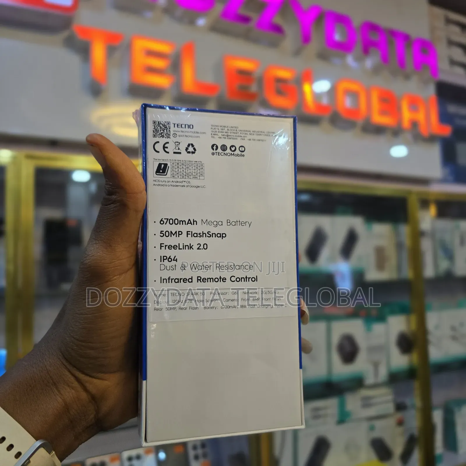 New Tecno Spark 50 128 GB Black