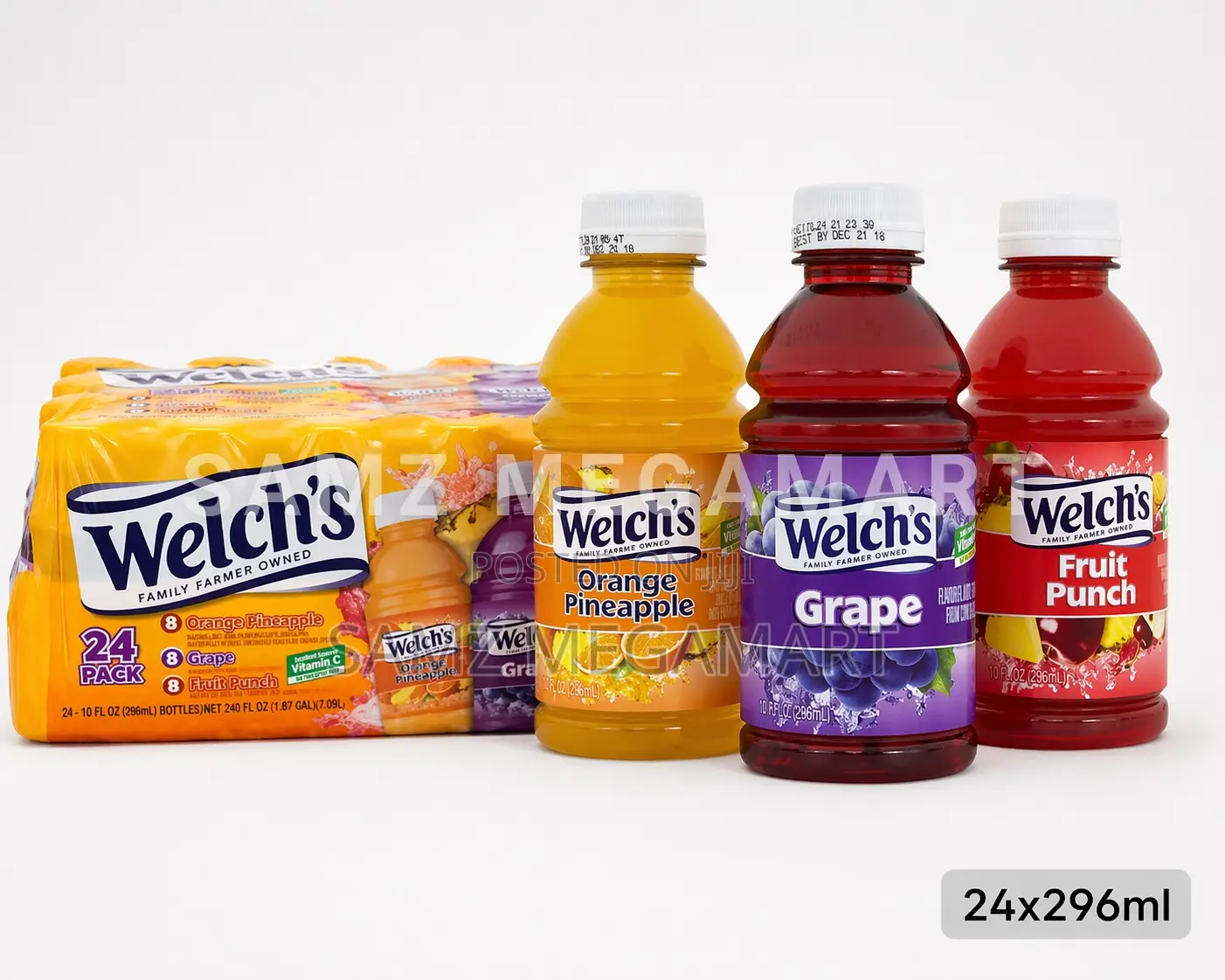 Welch’S Mixed Fruit Juice Drink Variety Pack 24x296ml