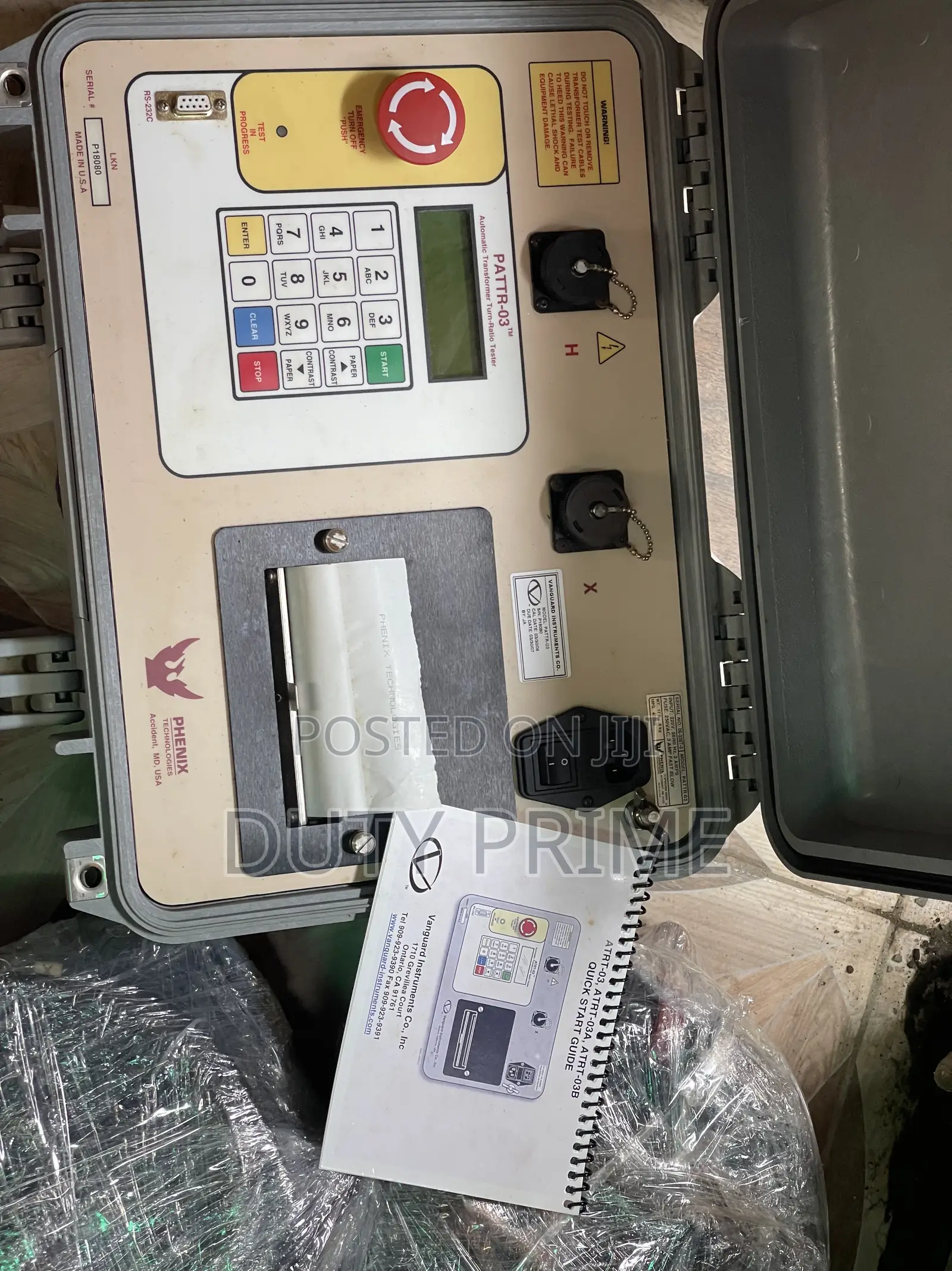 Phenix Portable Transformer Turns Ratio (Ttr) Tester