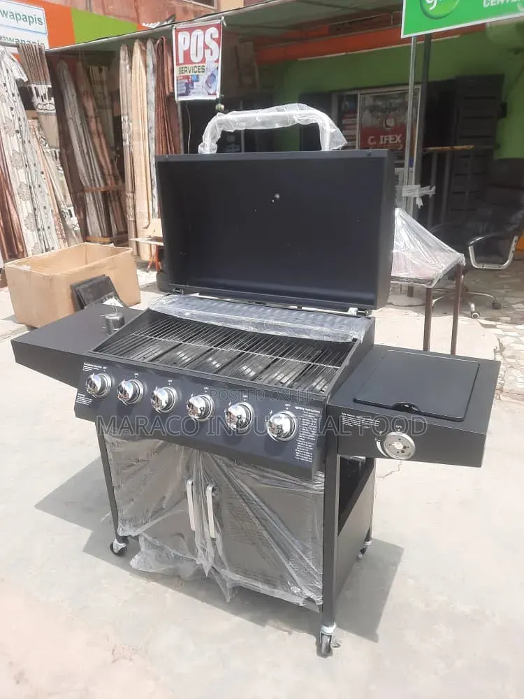 6bunner Gas Barbeque Machine