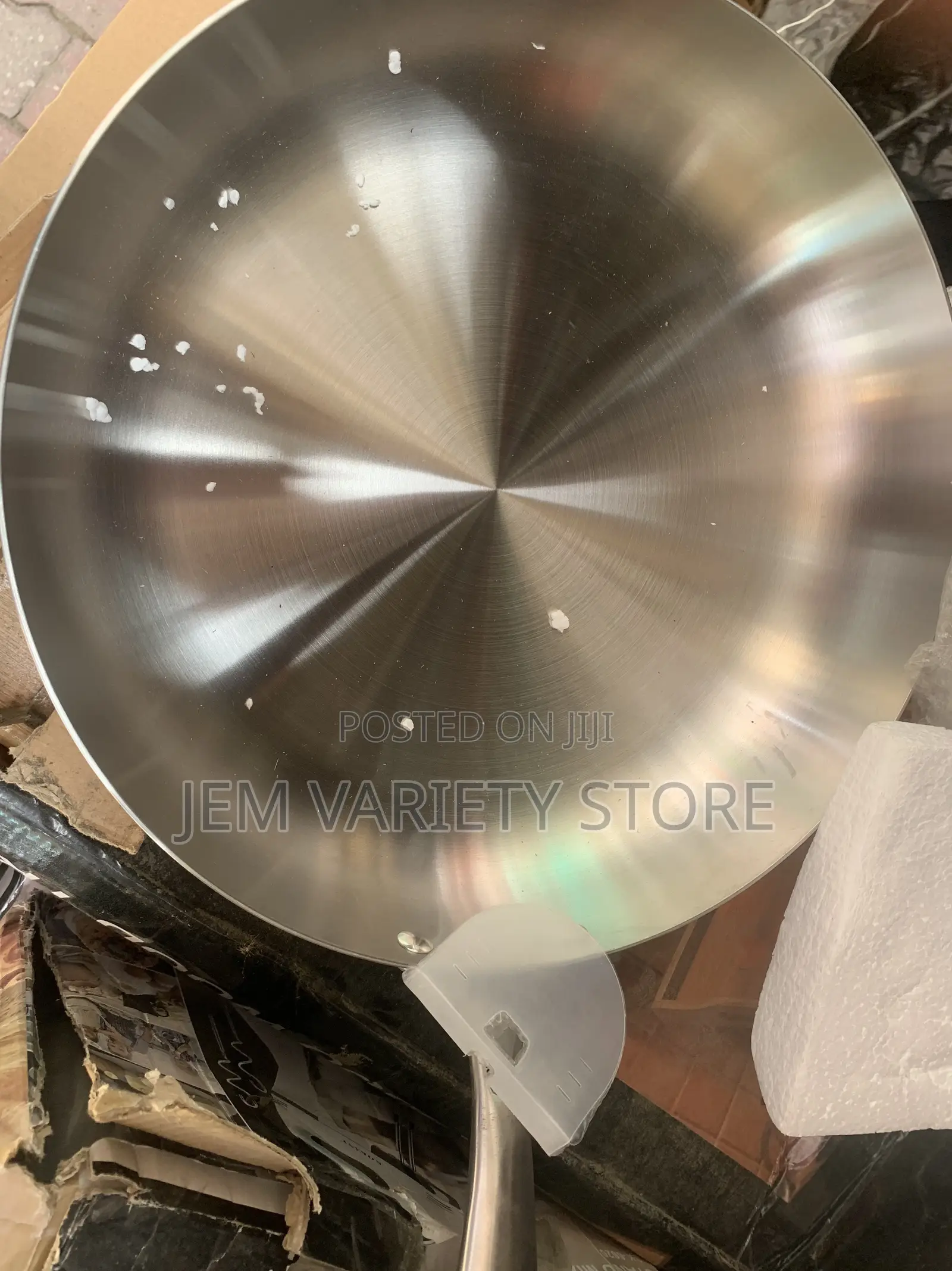 Quality Stainless Steel Uncoated Nonstick Fry Pan,