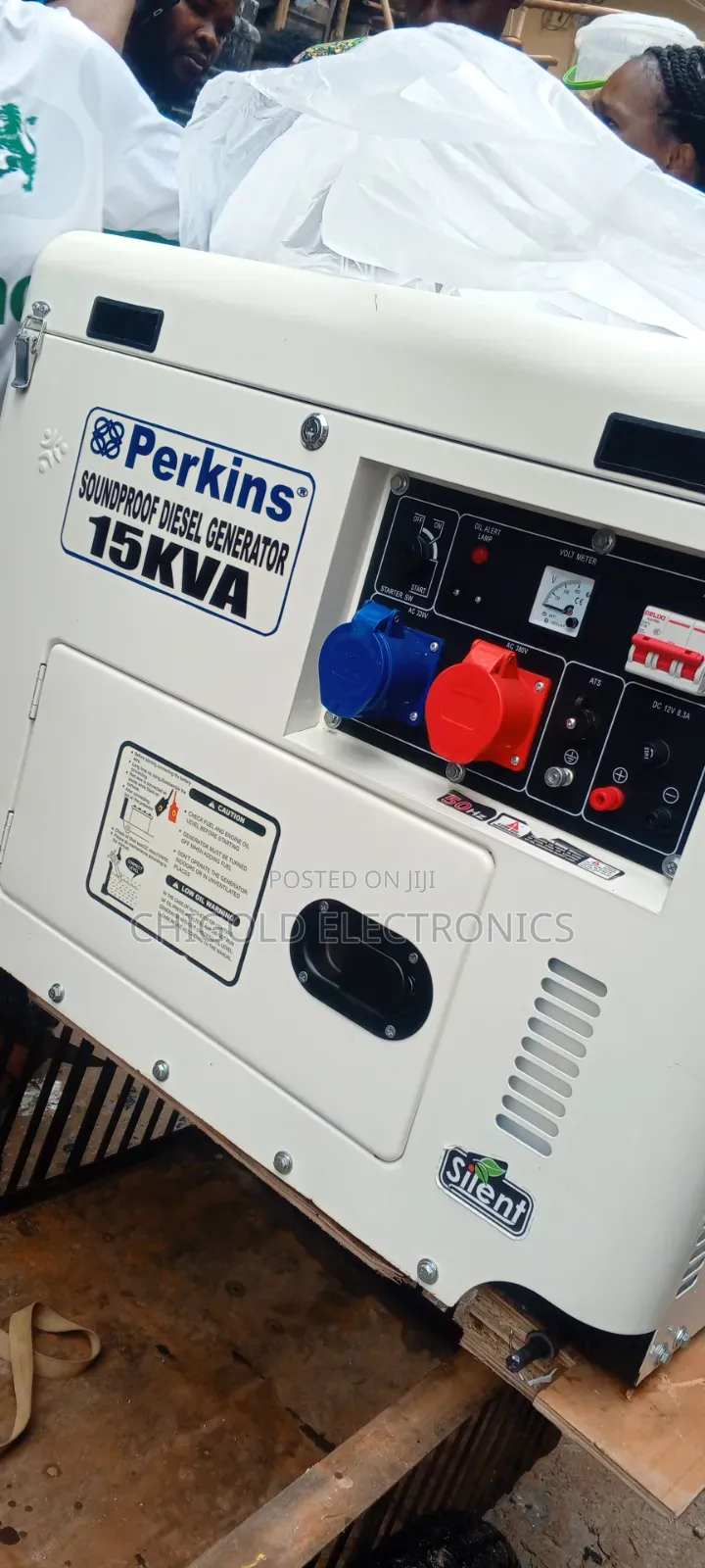 Original Perkins Diesel Generator 15 Kva 100% Copper Coin 3coiase