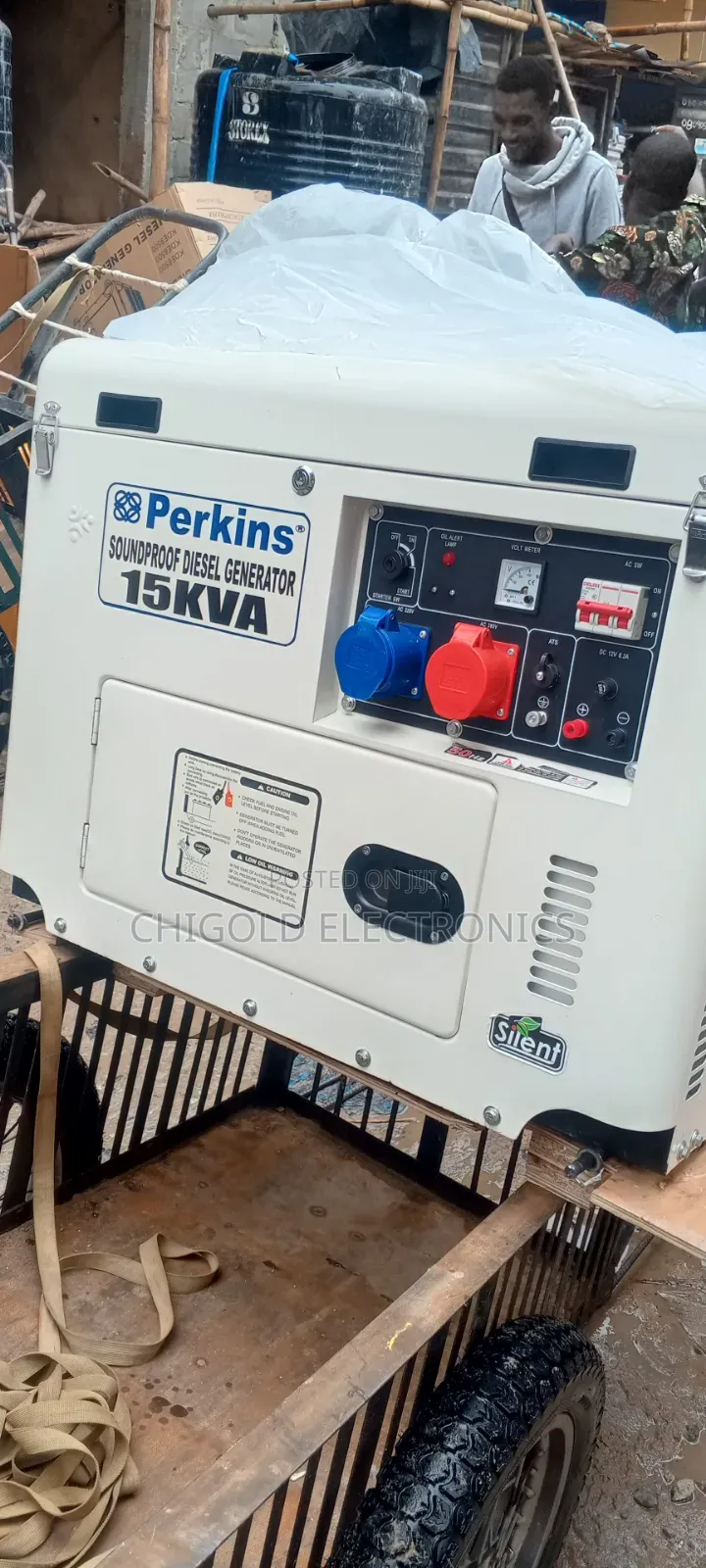 Original Perkins Diesel Generator 15 Kva 100% Copper Coin 3coiase