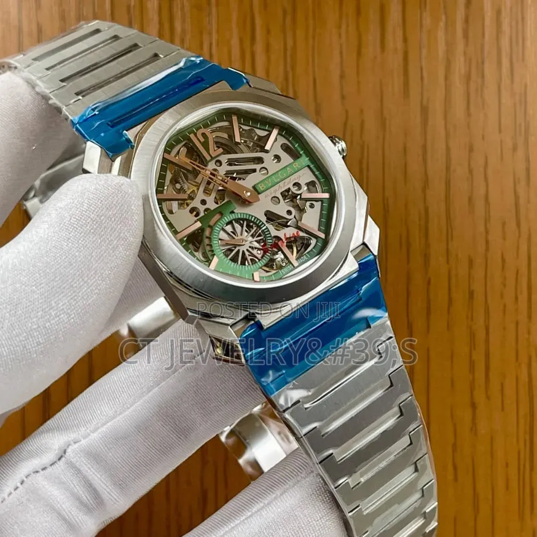 Brand New Bvlgari Octo Finissimo Skeleton Stainless Steel Wristwatch