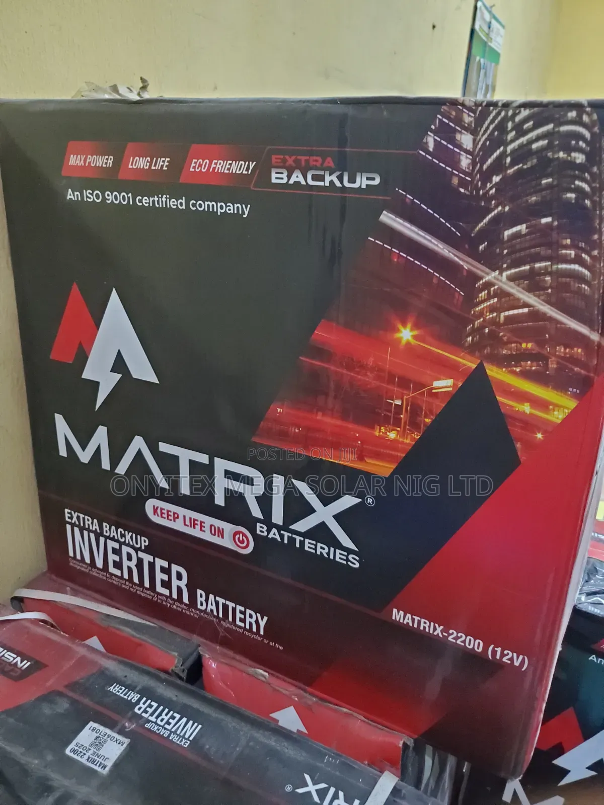 Matrix Tubular Battery 220ah 12v With Warranty