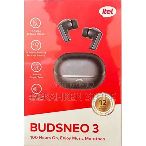 Itel Budsneo 3 Anc Earpod- 100hrs