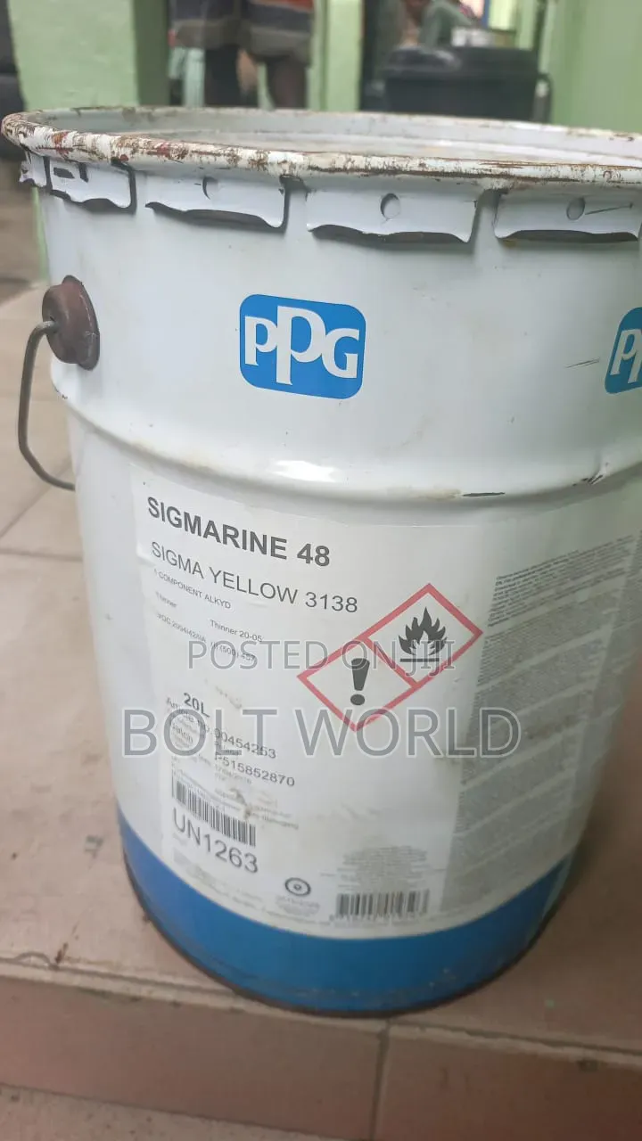 PPG Sigmarine 48 Sigma Paint Yellow 3138