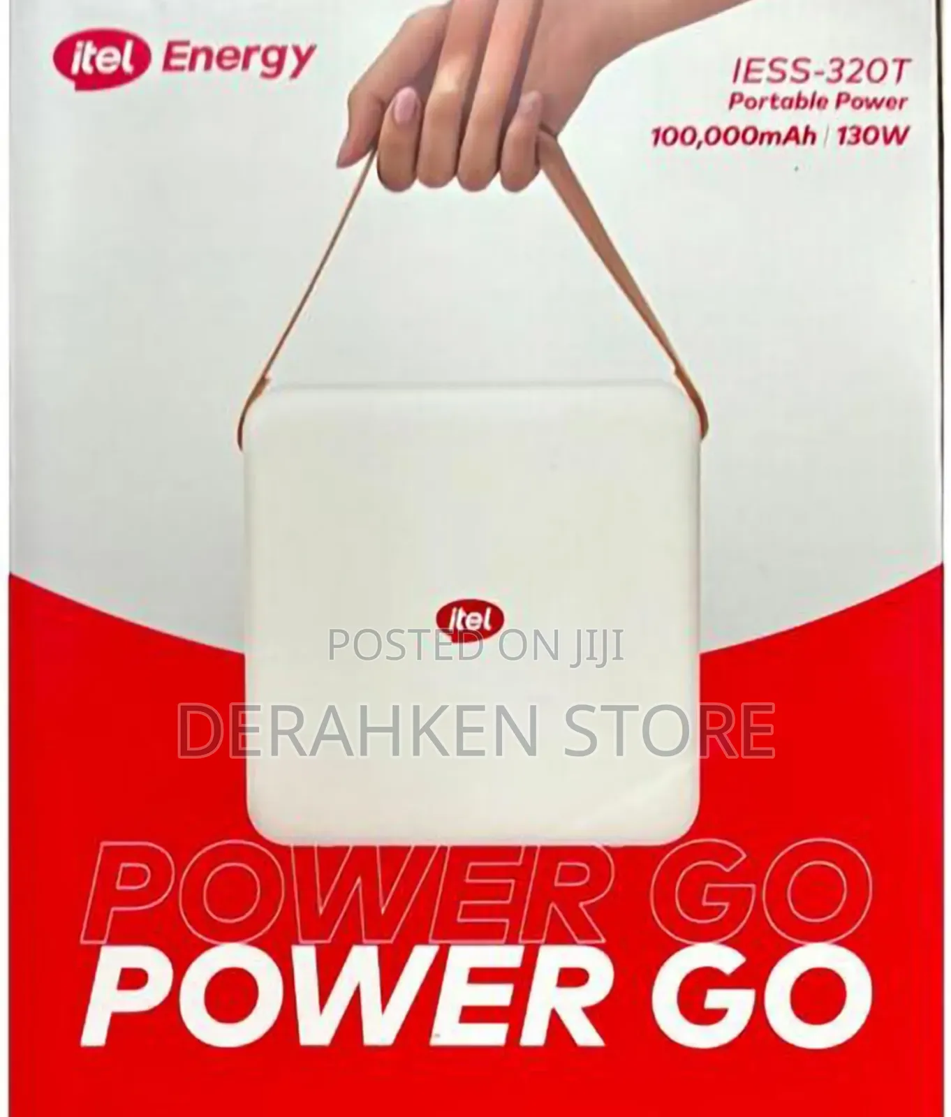 Itel 100,000mah 320wh Power Go Portable Power Station 130w,