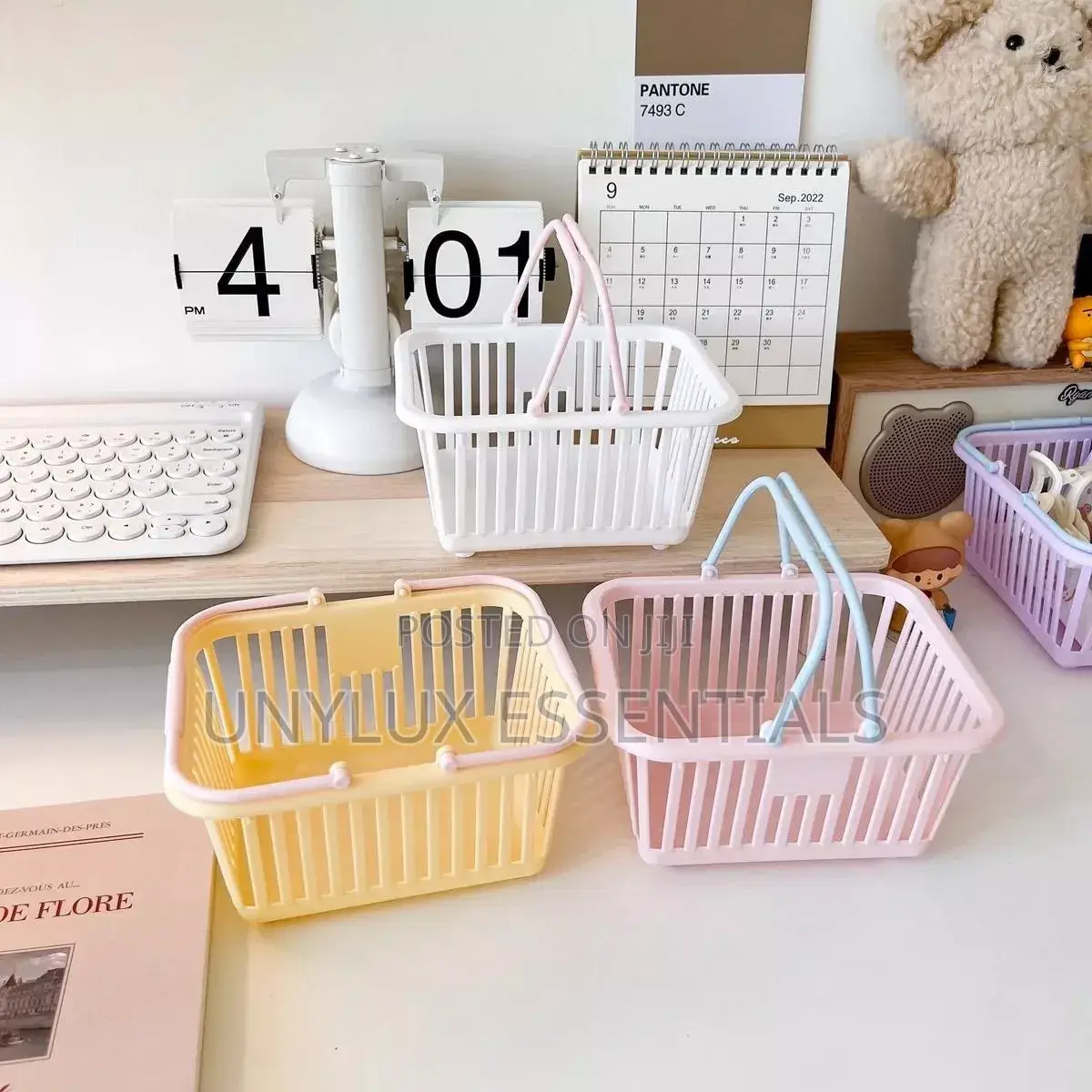 Square Mini Aesthetics Basket (Available in Colours)