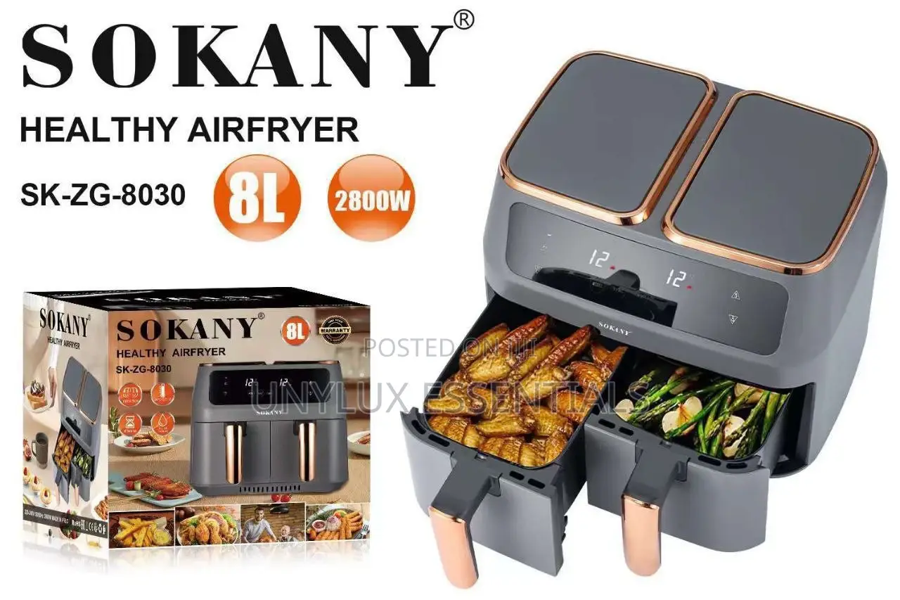 Healthy Double Door 8l Air Fryer
