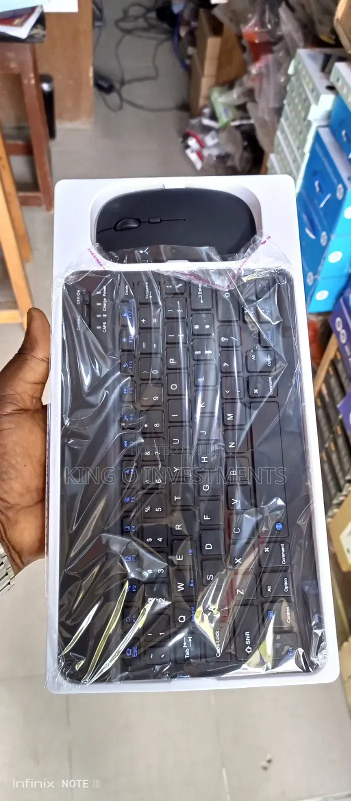 Rechargeable Bluetooth Keyboard and Mouse