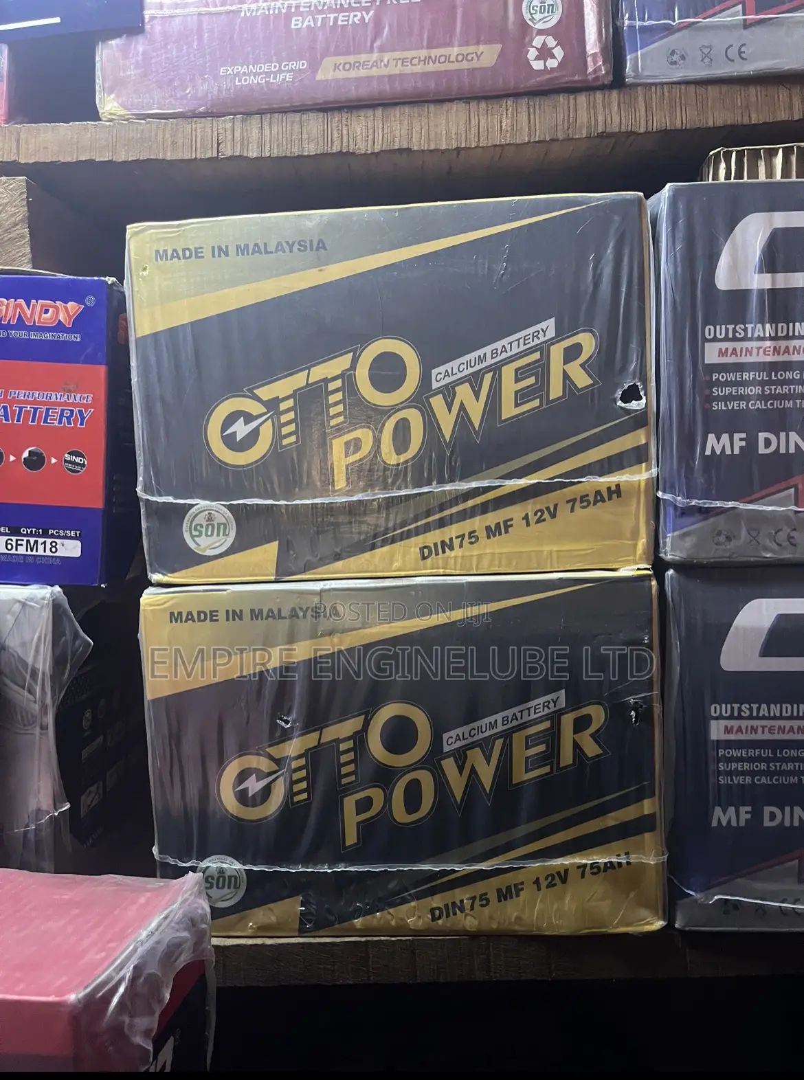 C-Royal, Otto Power 75ah (Malaysian Batteries)