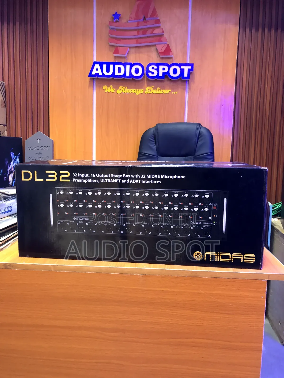 Original Midas Dl-32 Stage Box Box