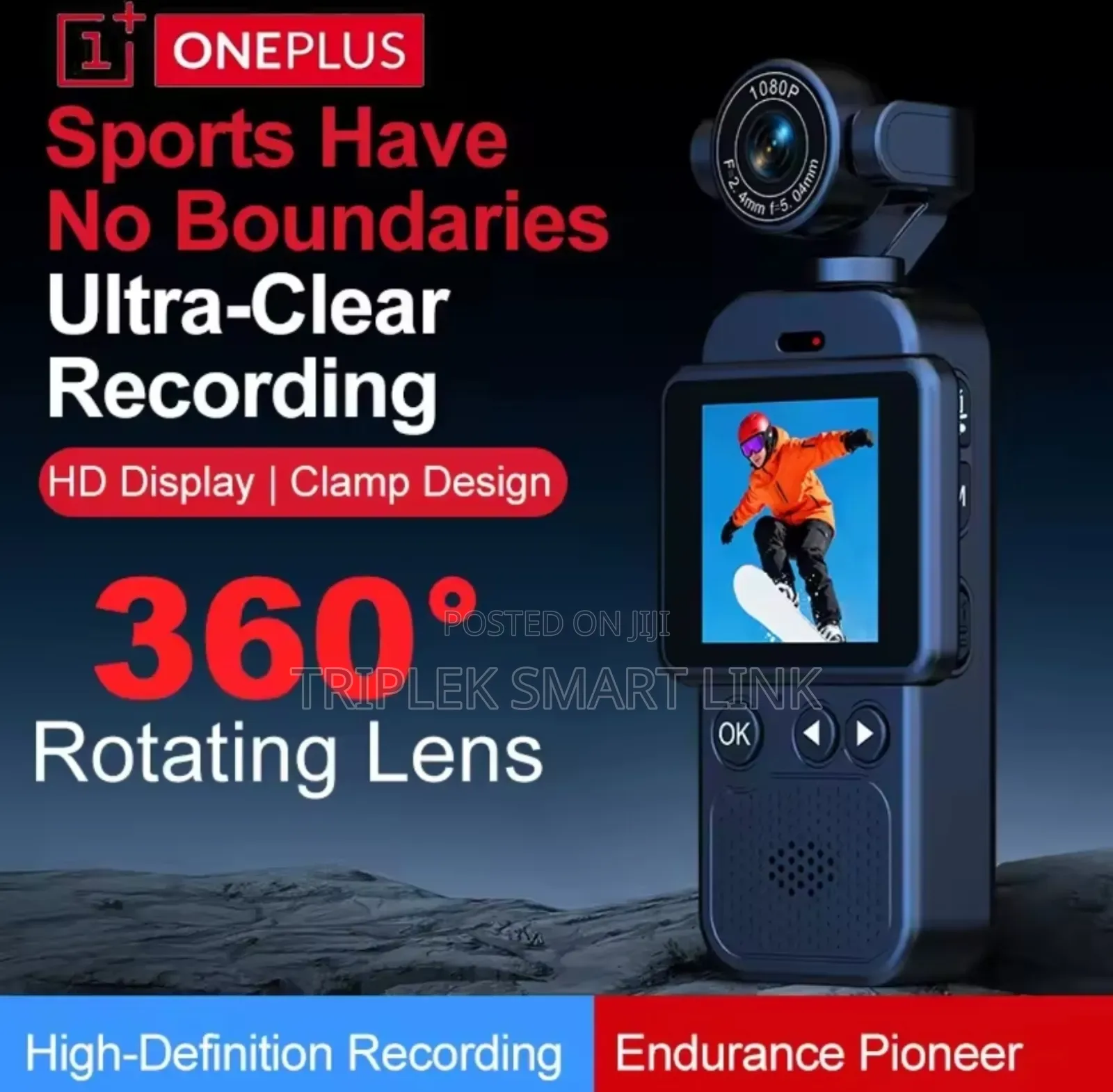 High-Definition Sports Anti Shake Wifi Transmission Action Camera.