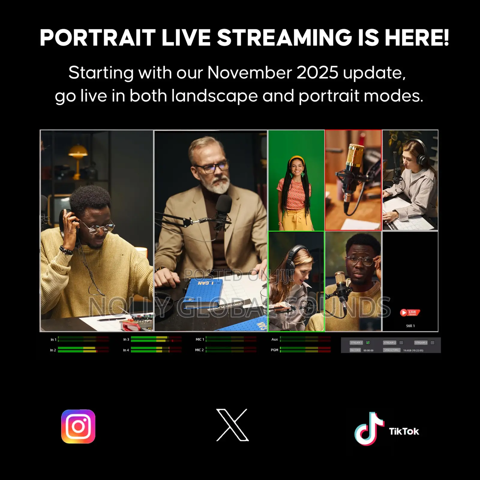 Osee Gostream Duet Camera Sdi Hdmi Live Stream Video Mixer Switcher